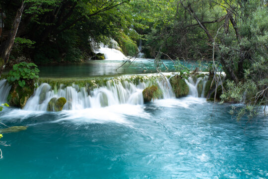 waterfall in plitvice national park © Morgana