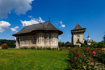 Fototapeta na wymiar The monastery of Humor in Romania