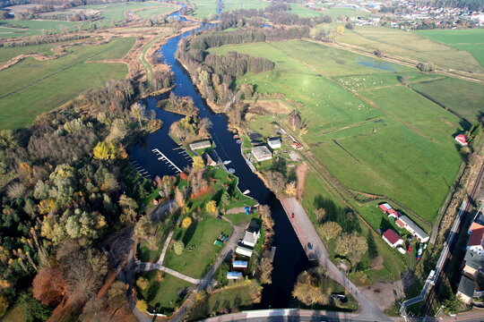 Eggesin, Wasserwanderrastplatz und Randowverlauf