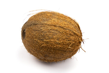 isolated coconut on a white background