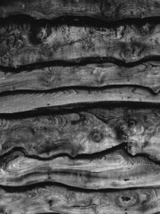  Wooden Background in Black and White