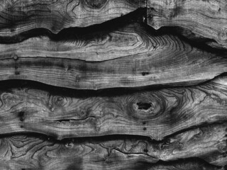  Wooden Background in Black and White