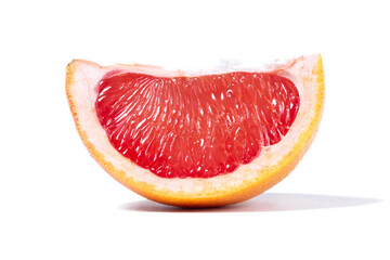 ripe grapefruit and its slices