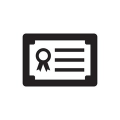 Certificate icon ( vector illustration )