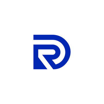 Letter RD monogram, initial letters logo, template, vector, illustration, business, creative illustration, vector, R, D