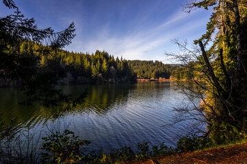Mercer Lake is a water feature in Oregon close to Pacific Ocean