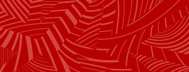 Abstract background of groups of lines in red colors