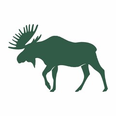 Elk. Vector drawing