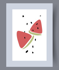 Scandinavian abstract vector prin