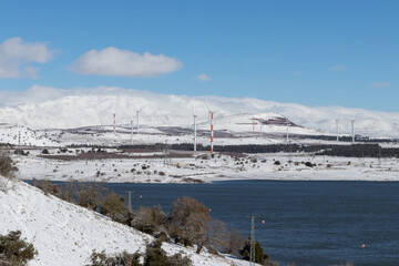 winter in the mountains