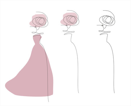 LOGO, AESTHETICS, FASHION, dress, CATWAY, hat, girl, ball, model, trend, pink, one line, party, holiday, outfit,