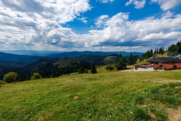 Fototapeta premium The landscape of the Bucovina in Romania
