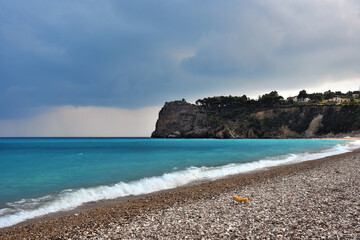 Obraz premium guidaloca beach Castellammare del golfo Sicily Italy