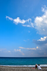 Obraz premium guidaloca beach Castellammare del golfo Sicily Italy