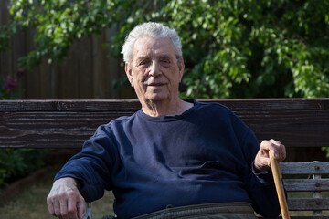 Portrait of a smiling senior man