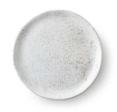 empty white plate