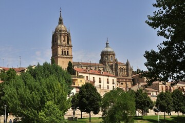 Fototapeta na wymiar Medieval Church in Salamanca, Spain