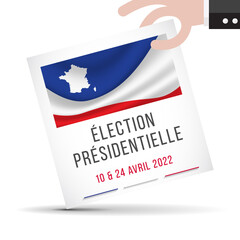 Election présidentielle 2022 en France.
