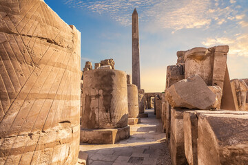 Karnak gallery by Precinct of Amun-Re, Luxor, Egypt