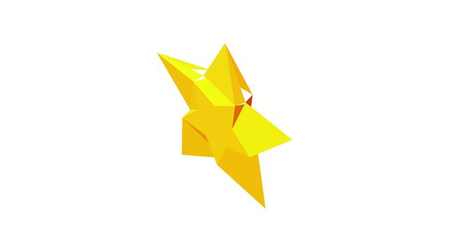 Magic Star icon animation best cartoon object on white background