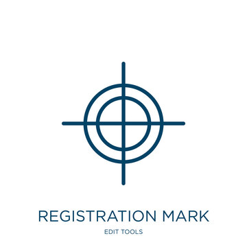 registration mark vector