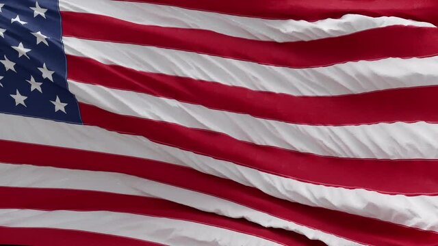 United States flag transition 4k