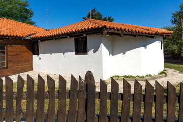 Fototapeta na wymiar Nineteenth century Houses in village of Brashlyan, Bulgaria