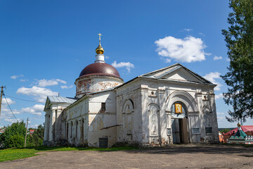 Fototapeta na wymiar St. Nicholas Cathedral city of Myshkin