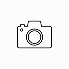 Camera Icon in trendy flat style isolated on white background. Camera symbol for your web site design, logo, app, UI. Vector illustration, EPS10.