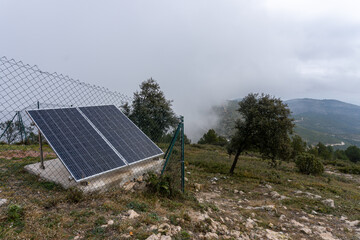 Solar panels do not work on cloudy and foggy days