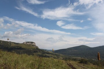 landscape with clouds