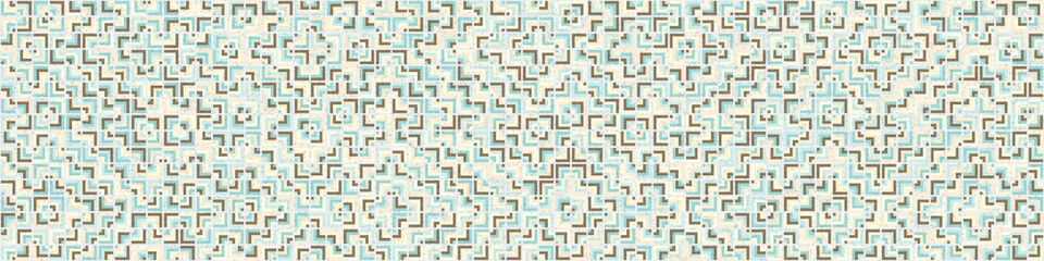 Abstract Geometric Pattern generative computational art illustration