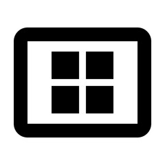 View Cozy Icon, Tablet Icon, Tab Icon
