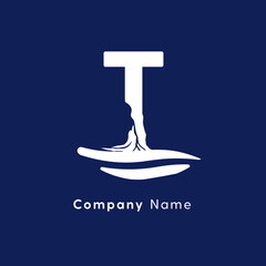 Letter T logo icon design template elements vector