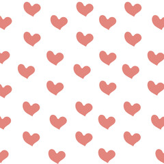 seamless pattern with hearts