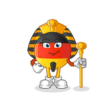 recommend clip art: german flag ancient egypt cartoon. cartoon mascot vector