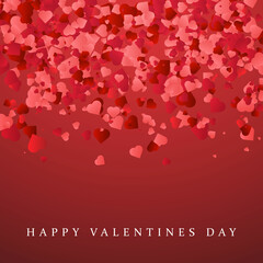 Heart Icon. Valentine's Day.Heart background.Vector Illustration.