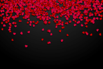 Heart Icon. Valentine's Day.Heart background.Vector Illustration.