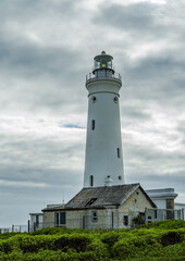 Fototapeta na wymiar Seal Point Lighthouse at Cape St Francis South Africa