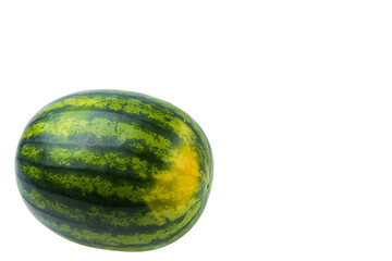 Close up view of watermelon isolated on white background. Healthy food concept. 	