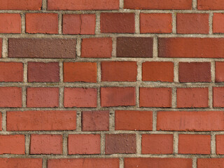 seamless background cemented wall made with bricks