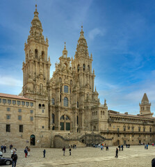 Kathedrale  Santiago de Compostela - obrazy, fototapety, plakaty