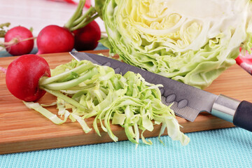 Vegetarian food cooking