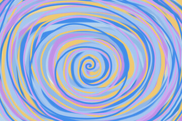 Fototapeta na wymiar Kolorowa, nieregularna spirala, abstrakcja. 