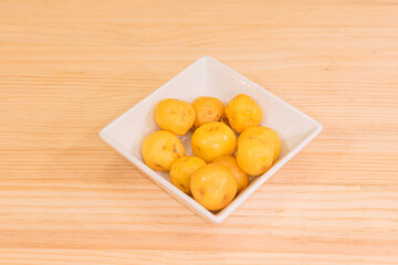 Creole potato highly consumed in the Andean countries, commonly known as Creole potato, yellow round or chaucha