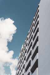 modern office building with sky