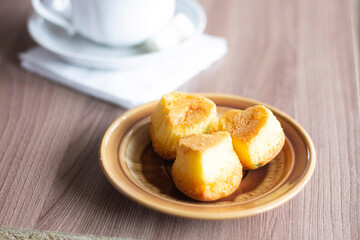 Closeup cup of coffee sugar and cookies plate food sweet dessert bakery nobody delicious pastry breakfast 