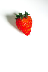 strawberry on white background