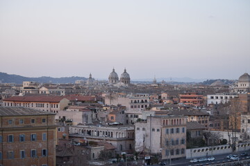 Fototapeta na wymiar Rome landscape view