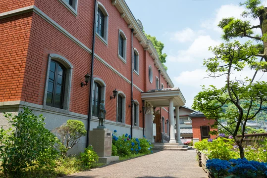 Nagasaki, Japan- Jun 06 2019- Siebold Memorial Museum in Nagasaki, Japan. Philipp Franz Balthasar von Siebold (1796-1866) was a German physician, botanist, and traveler.